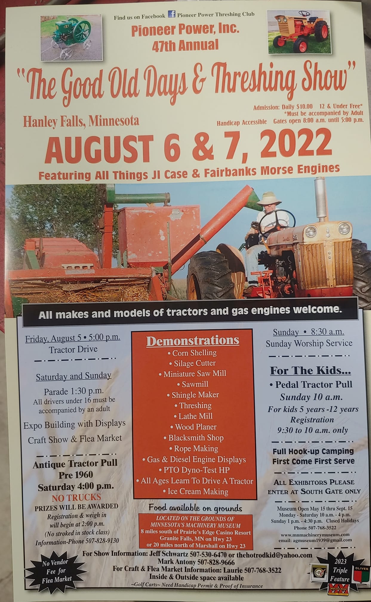 The Good Old Days & Threshing Show Western Minnesota Prairie Waters